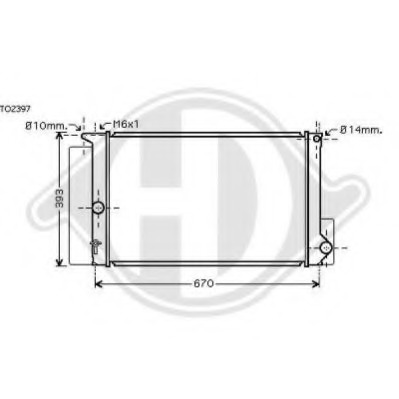 Radiator racire motor