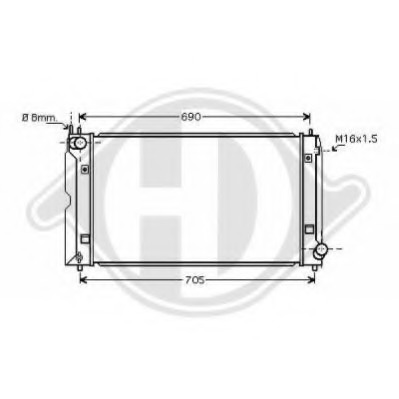 Radiator racire motor