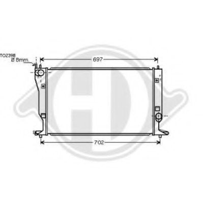 Radiator racire motor