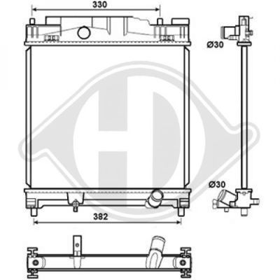 Radiator racire motor