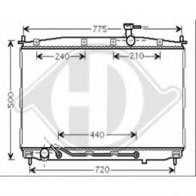 Radiator racire motor