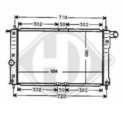 Radiator racire motor