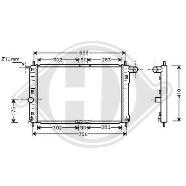 Radiator racire motor