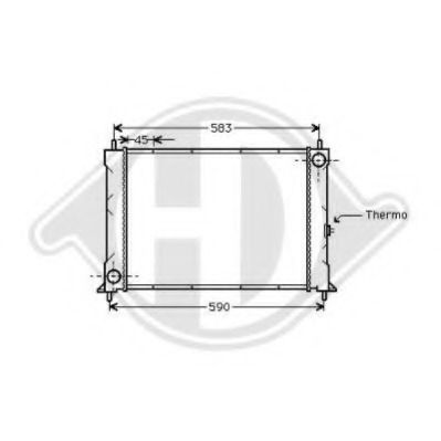 Radiator racire motor