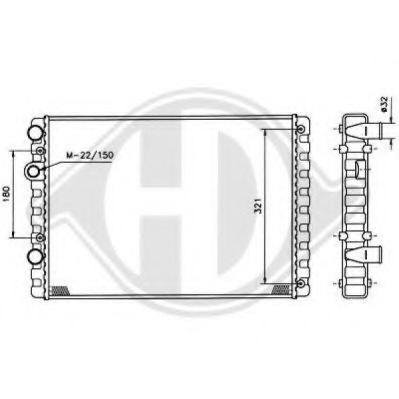 Radiator racire motor