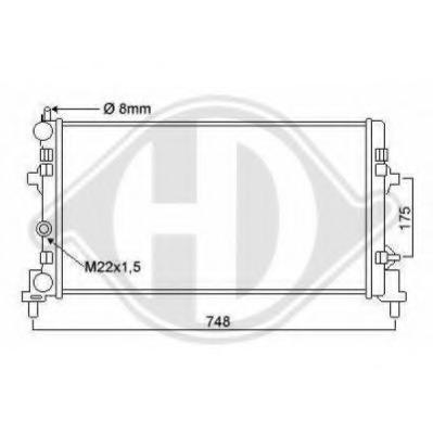 Radiator racire motor