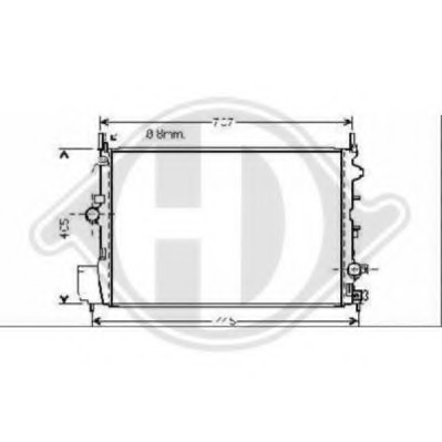 Radiator racire motor