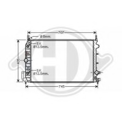 Radiator racire motor