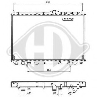 Radiator racire motor