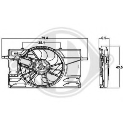 Ventilator radiator