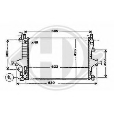 Radiator racire motor