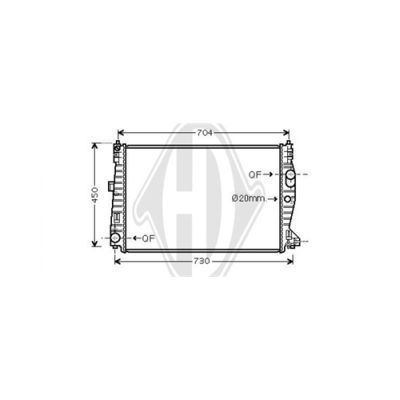 Radiator racire motor