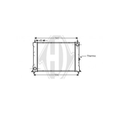 Radiator racire motor