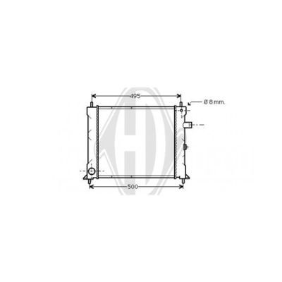 Radiator racire motor