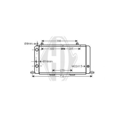 Radiator racire motor