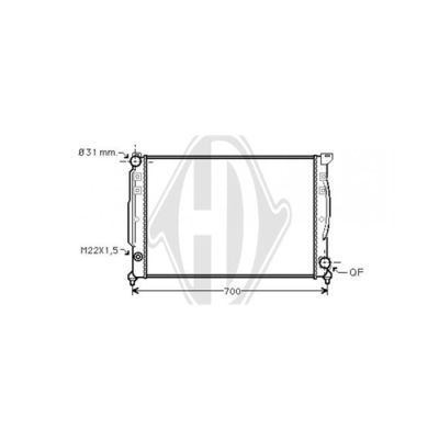 Radiator racire motor