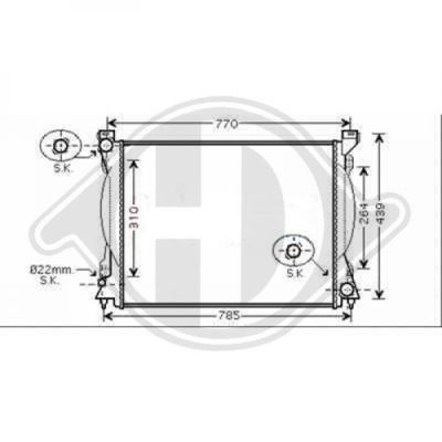 Radiator racire motor