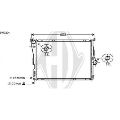 Radiator racire motor