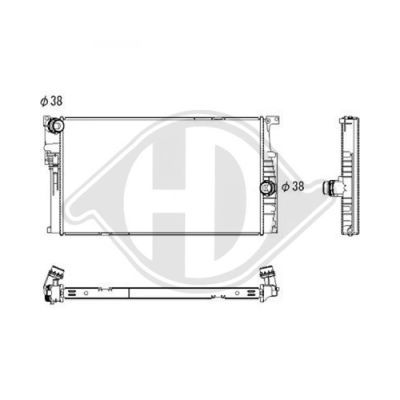 Radiator racire motor