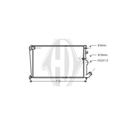 Radiator racire motor