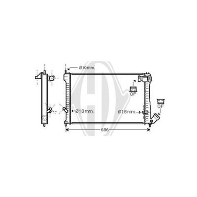 Radiator racire motor