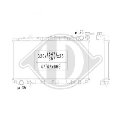 Radiator racire motor