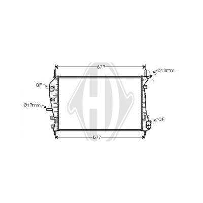 Radiator racire motor