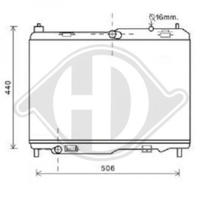 Radiator racire motor