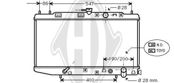 Radiator racire motor