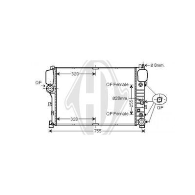 Radiator racire motor