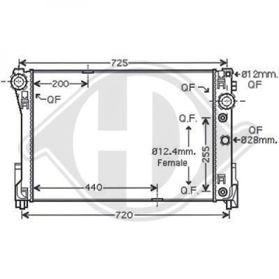 Radiator racire motor