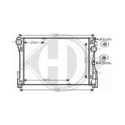 Radiator racire motor