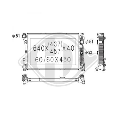 Radiator racire motor