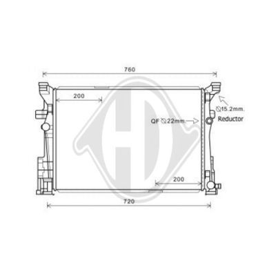 Radiator racire motor