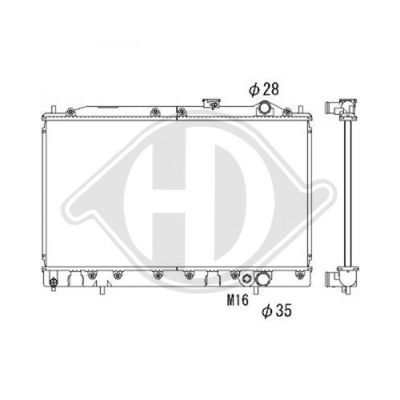 Radiator racire motor