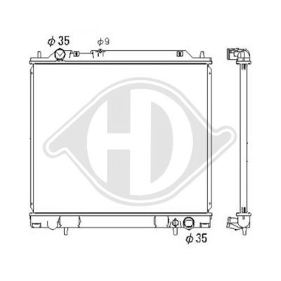 Radiator racire motor