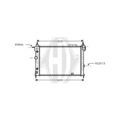 Radiator racire motor