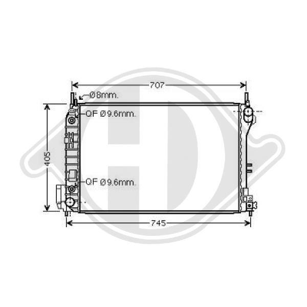 Radiator racire motor