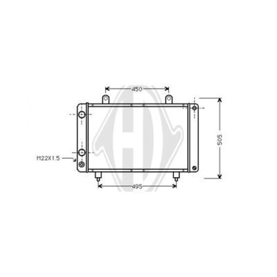 Radiator racire motor