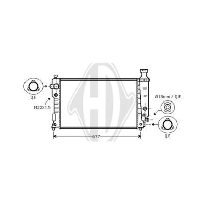 Radiator racire motor