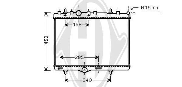 Radiator racire motor