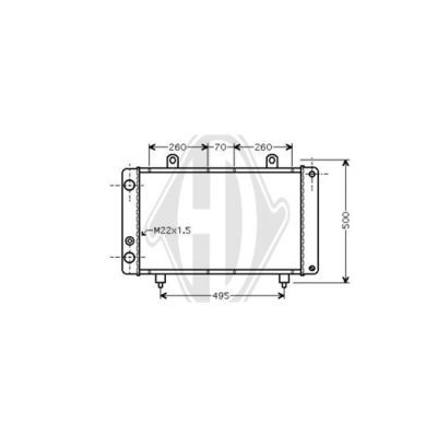 Radiator racire motor