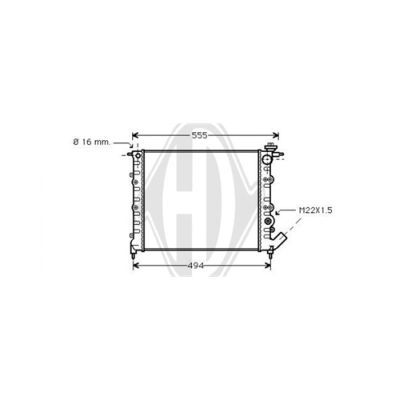 Radiator racire motor