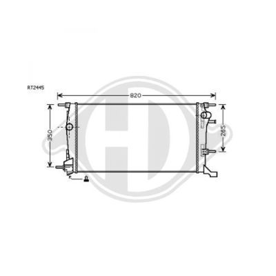 Radiator racire motor