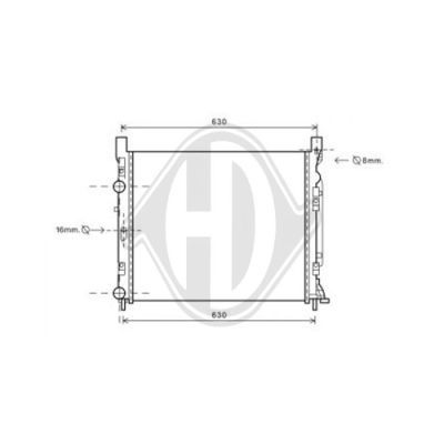 Radiator racire motor