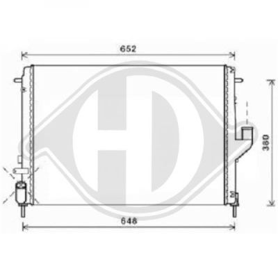 Radiator racire motor