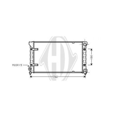 Radiator racire motor