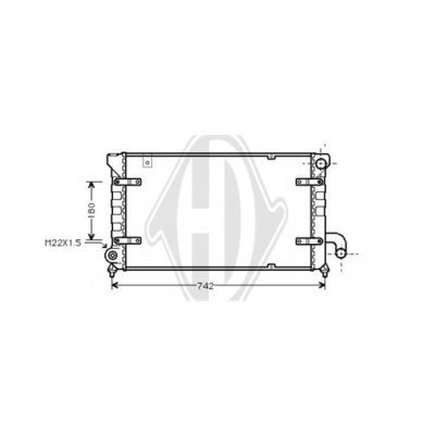 Radiator racire motor