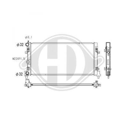 Radiator racire motor