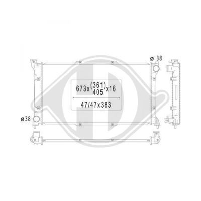 Radiator racire motor